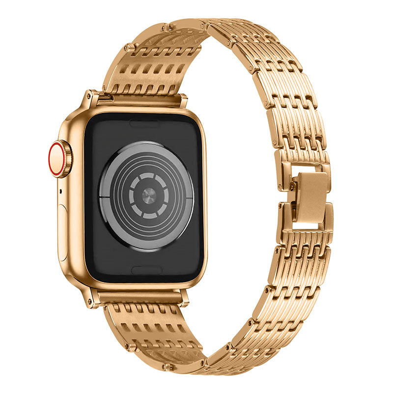 Stainless Steel Watchband Strap with Rhinestone Decorated for Apple Watch Series 9 8 7 41mm 6 SE (2023) SE (2022) SE 5 4 40mm 3 2 1 38mm Stainless Steel Watchband Strap with Rhinestone Decorated for Apple Watch Series 9 8 7 41mm 6 SE (2023) SE (2022) SE 5 4 40mm 3 2 1 38mm